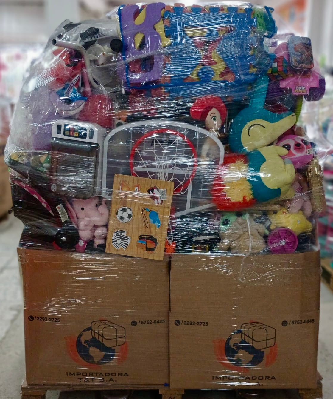 Tarima #10 juguete crudo americano usado