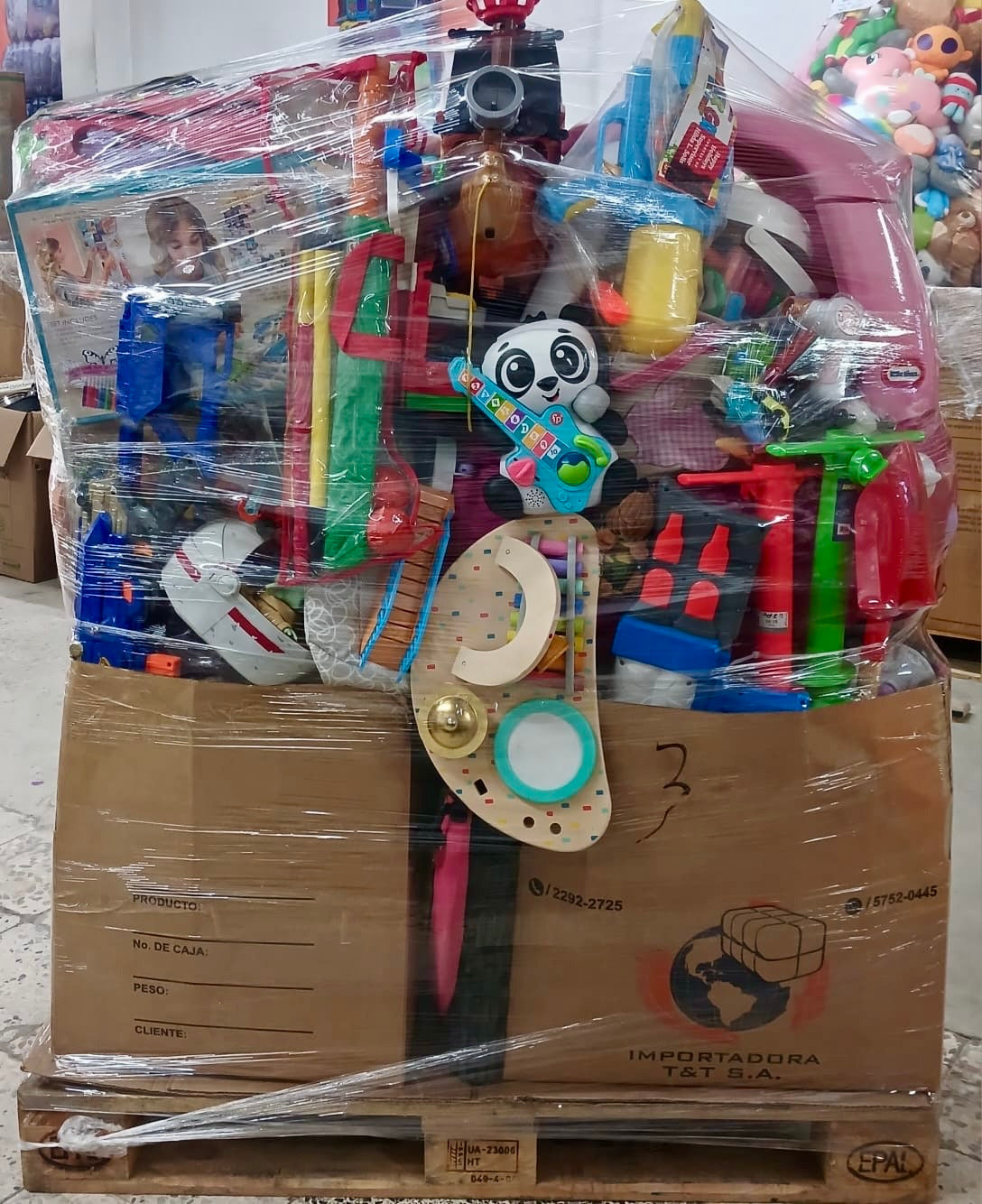 Tarima de juguete # 3 crudo americano usado