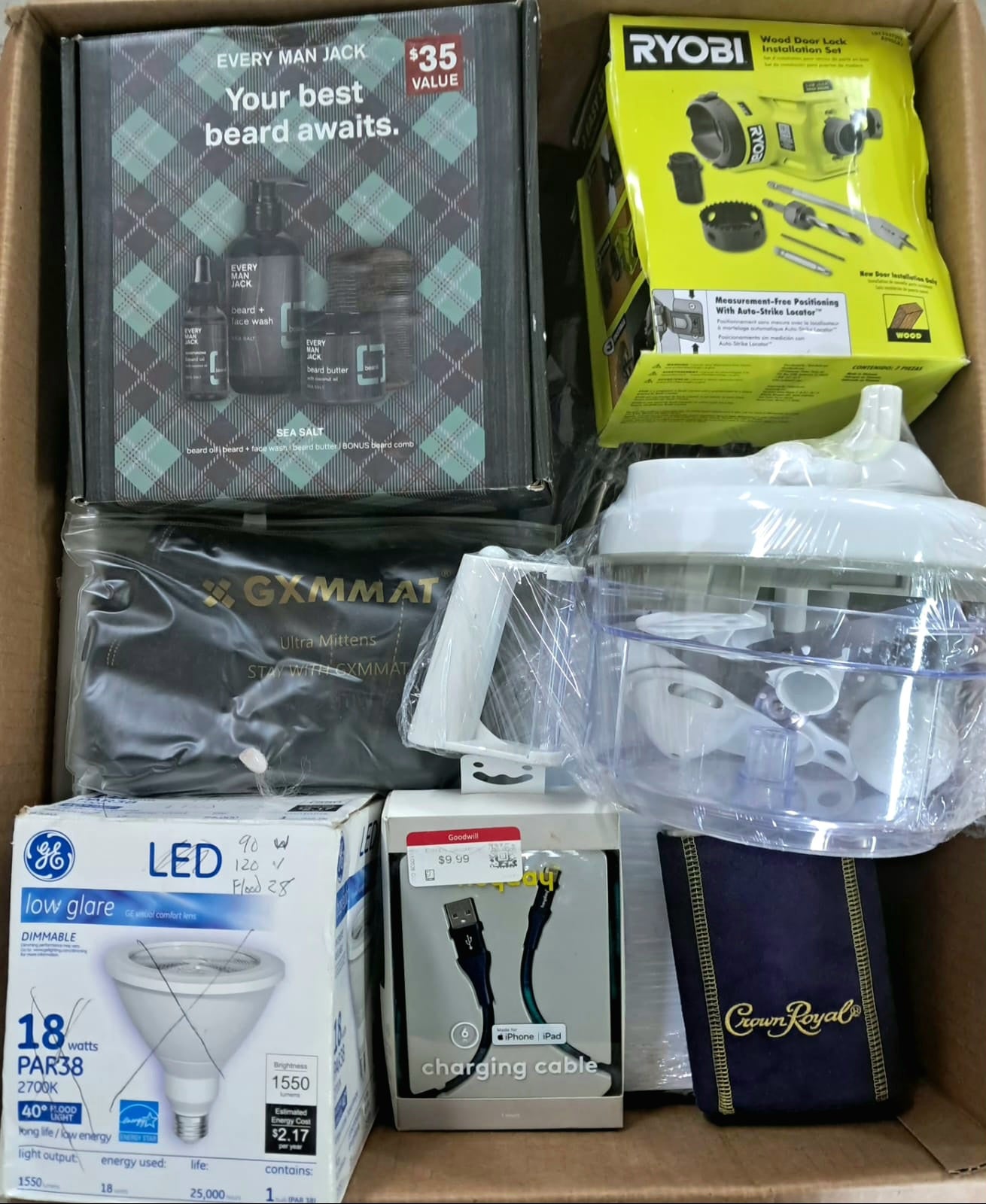 Caja #100 miscelaneo clasificado americano usado