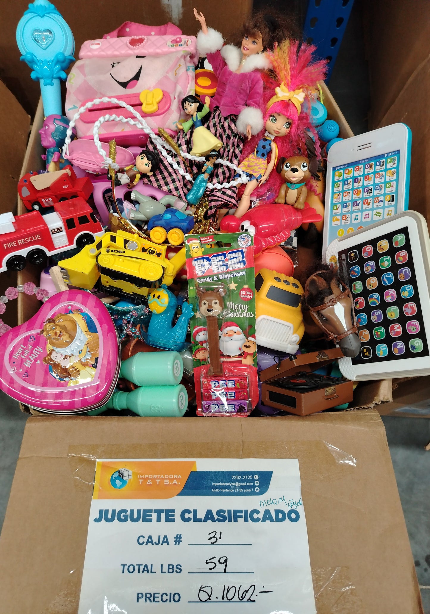 #31 Juguete clasificado usado americano