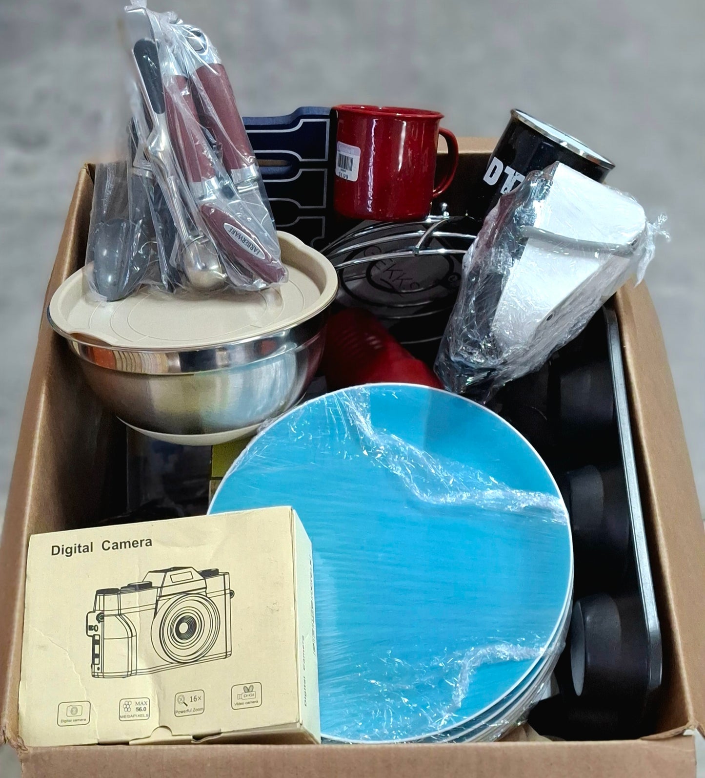Caja #1 miscelaneo clasificado americano usado