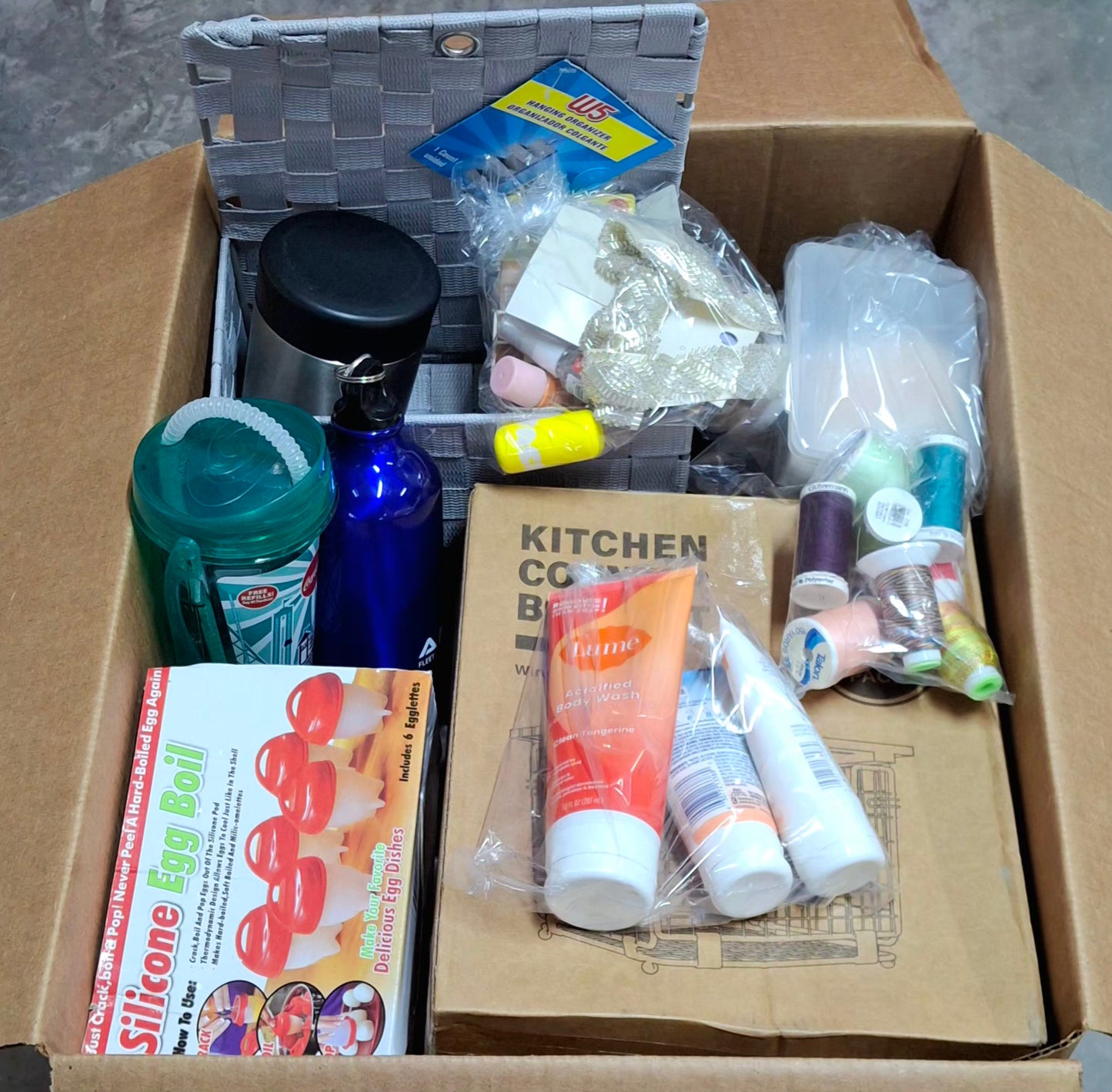 Caja # 188 miscelaneo clasificado americano usado