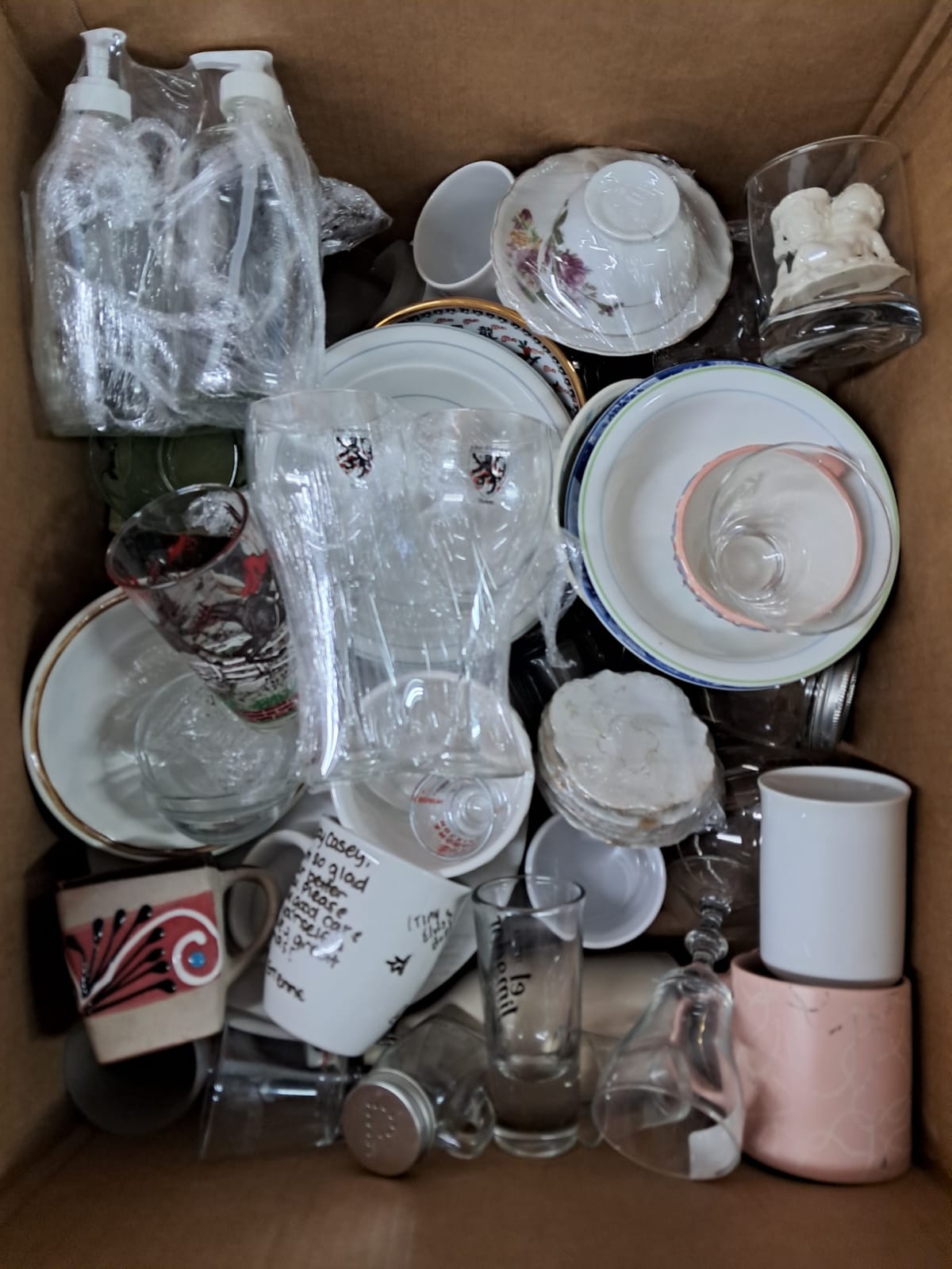 Caja # 65 cristal clasificado americano usado