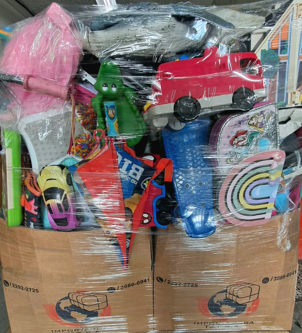 Tarima #7 juguete crudo limpio americano usado