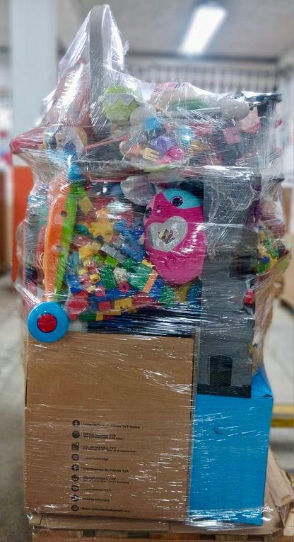 Tarima # 6 juguete crudo americano usado