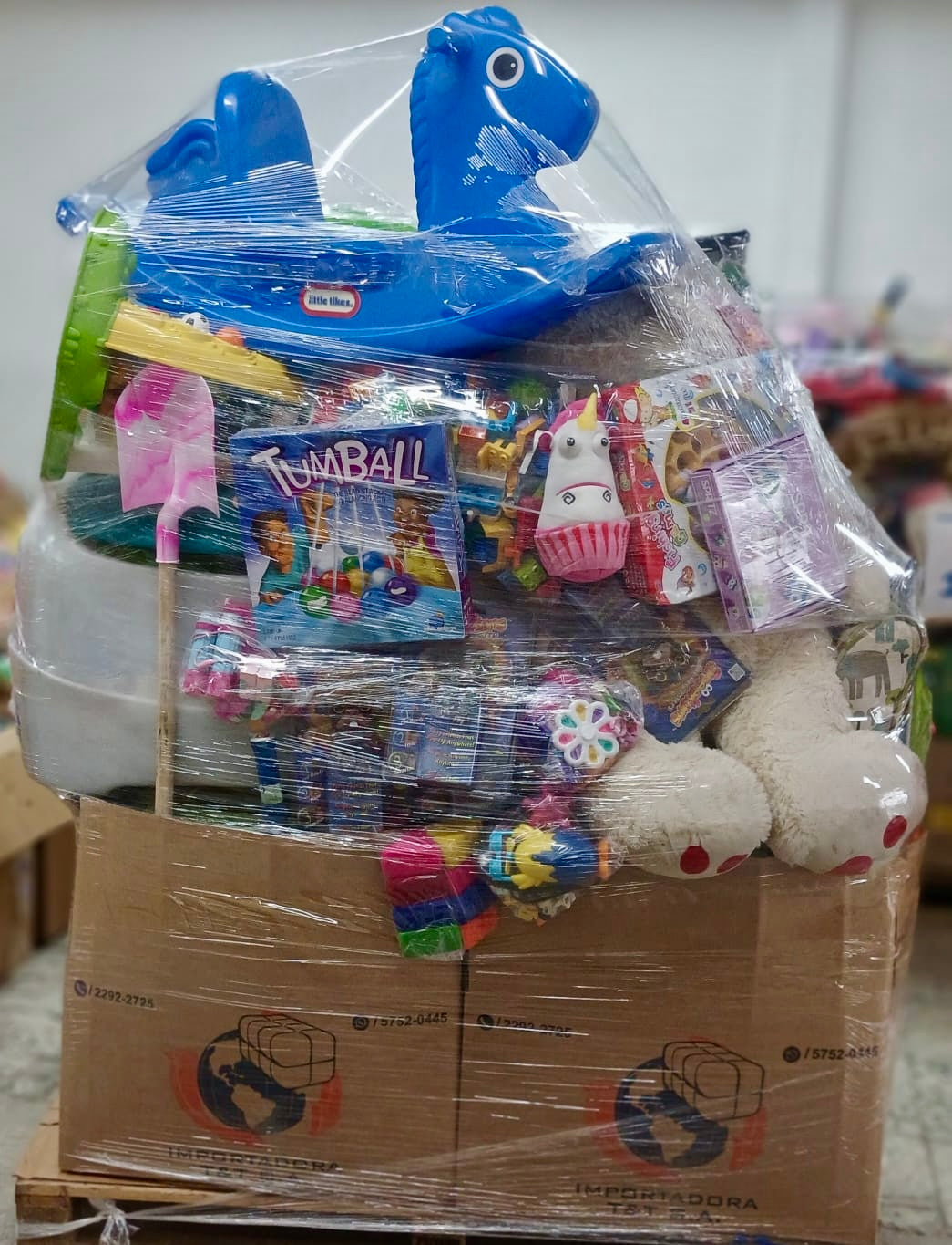 Tarima # 5 juguete crudo americano usado