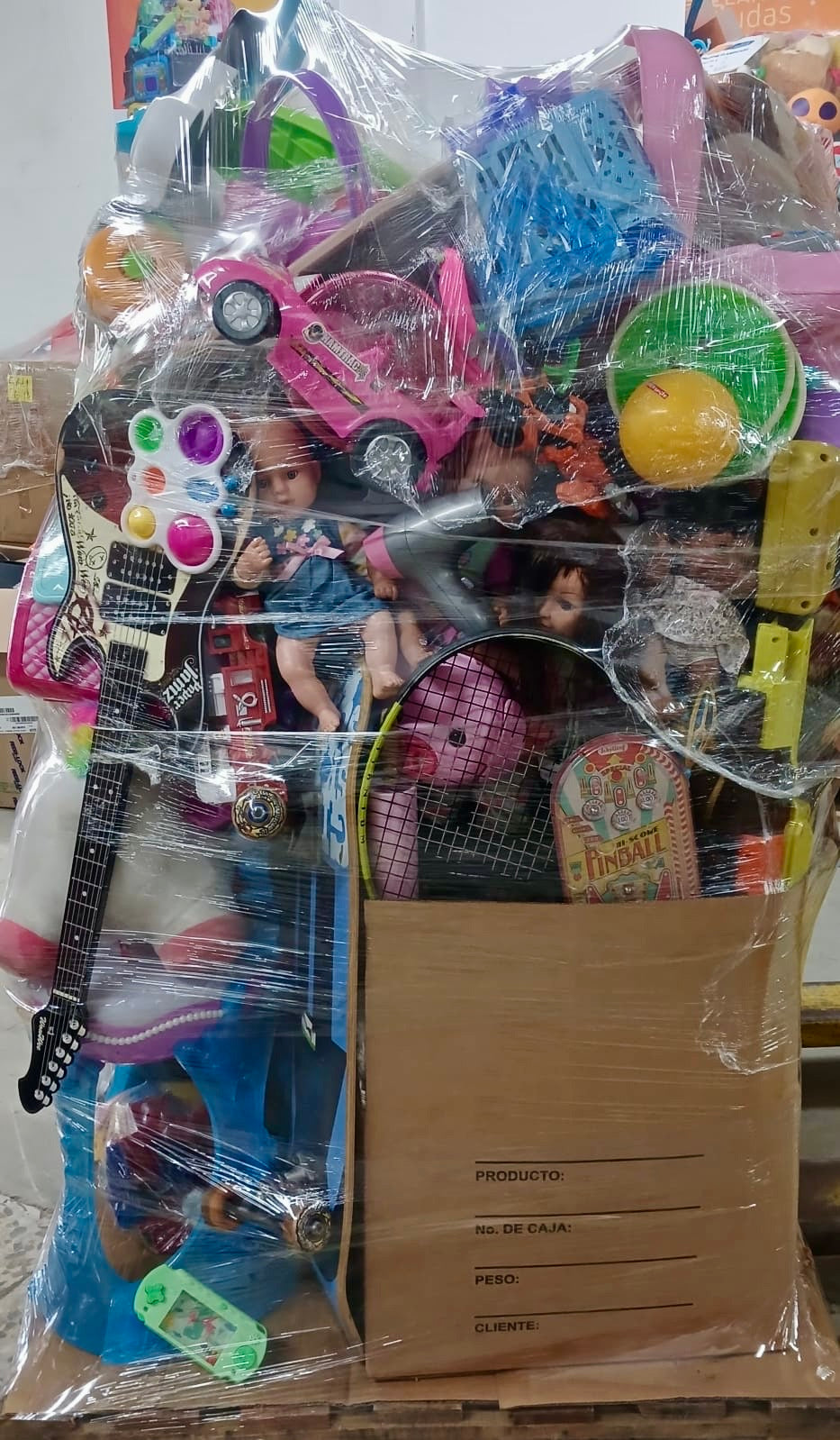 Tarima de juguete #5 crudo americano usado