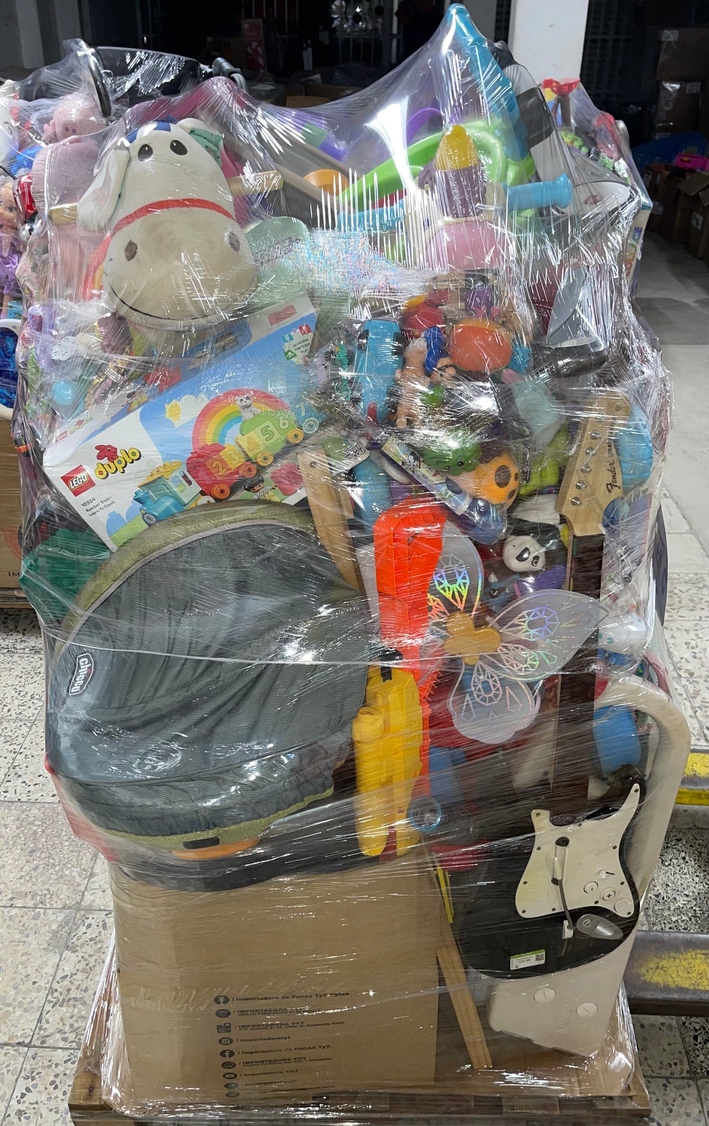 Tarima de juguete #5 crudo americano usado