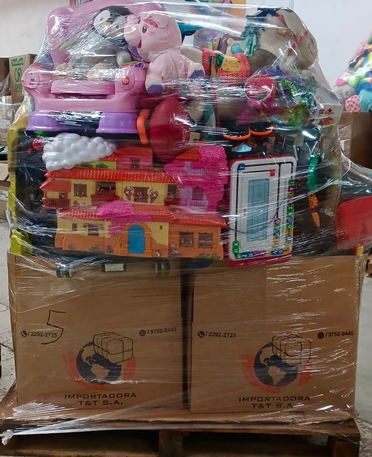 Tarima de juguete #5 crudo americano usado