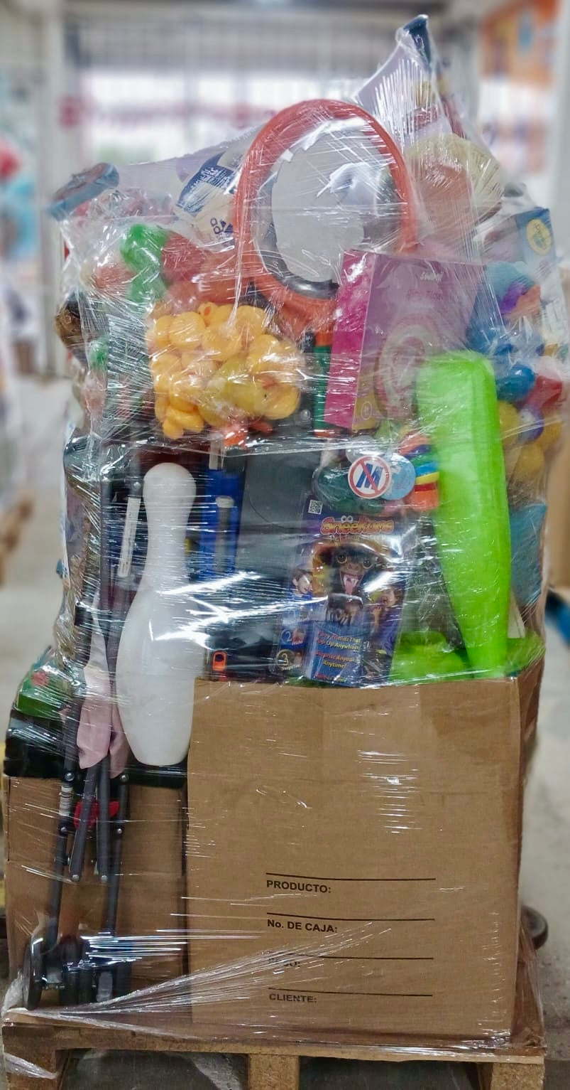 Tarima #1 juguete crudo americano usado