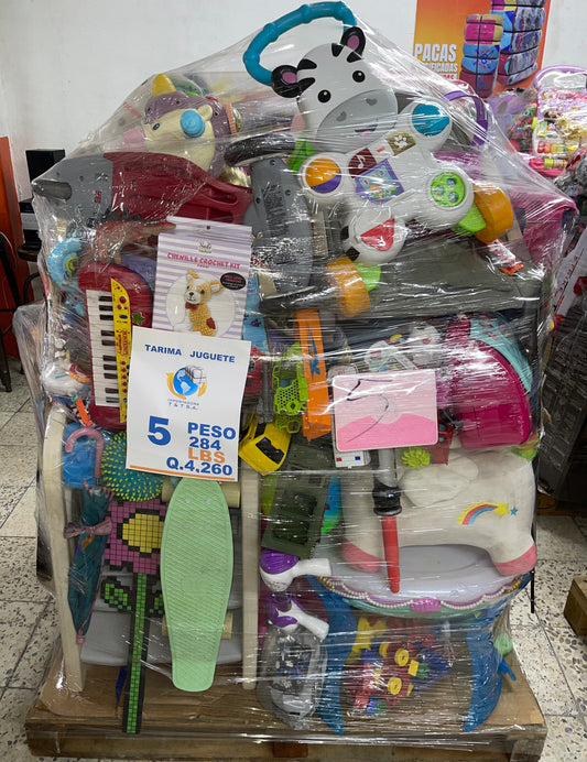 Tarima de juguete #5 crudo americano usado