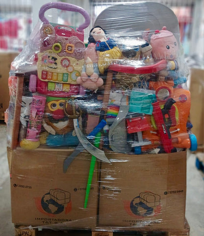 Tarima # 6 juguete crudo americano usado