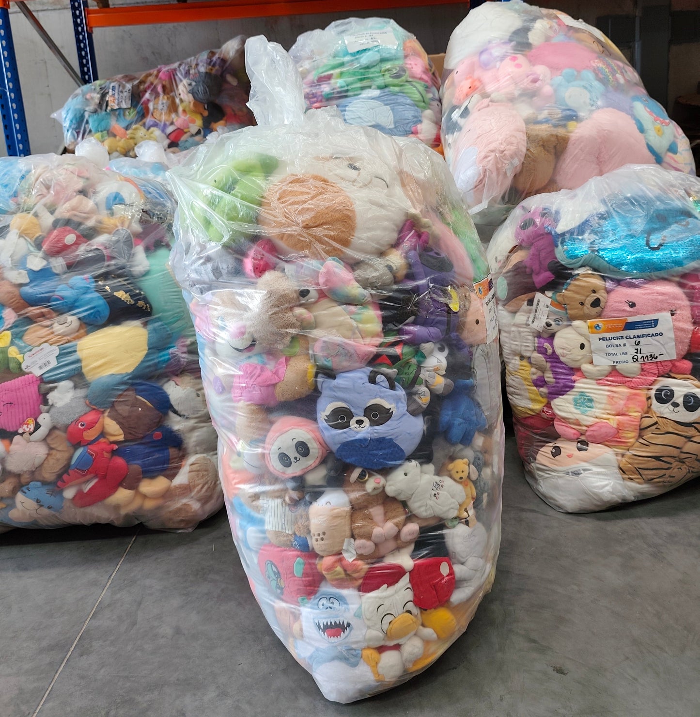 Bolsa # 53 peluche clasificado americano usado