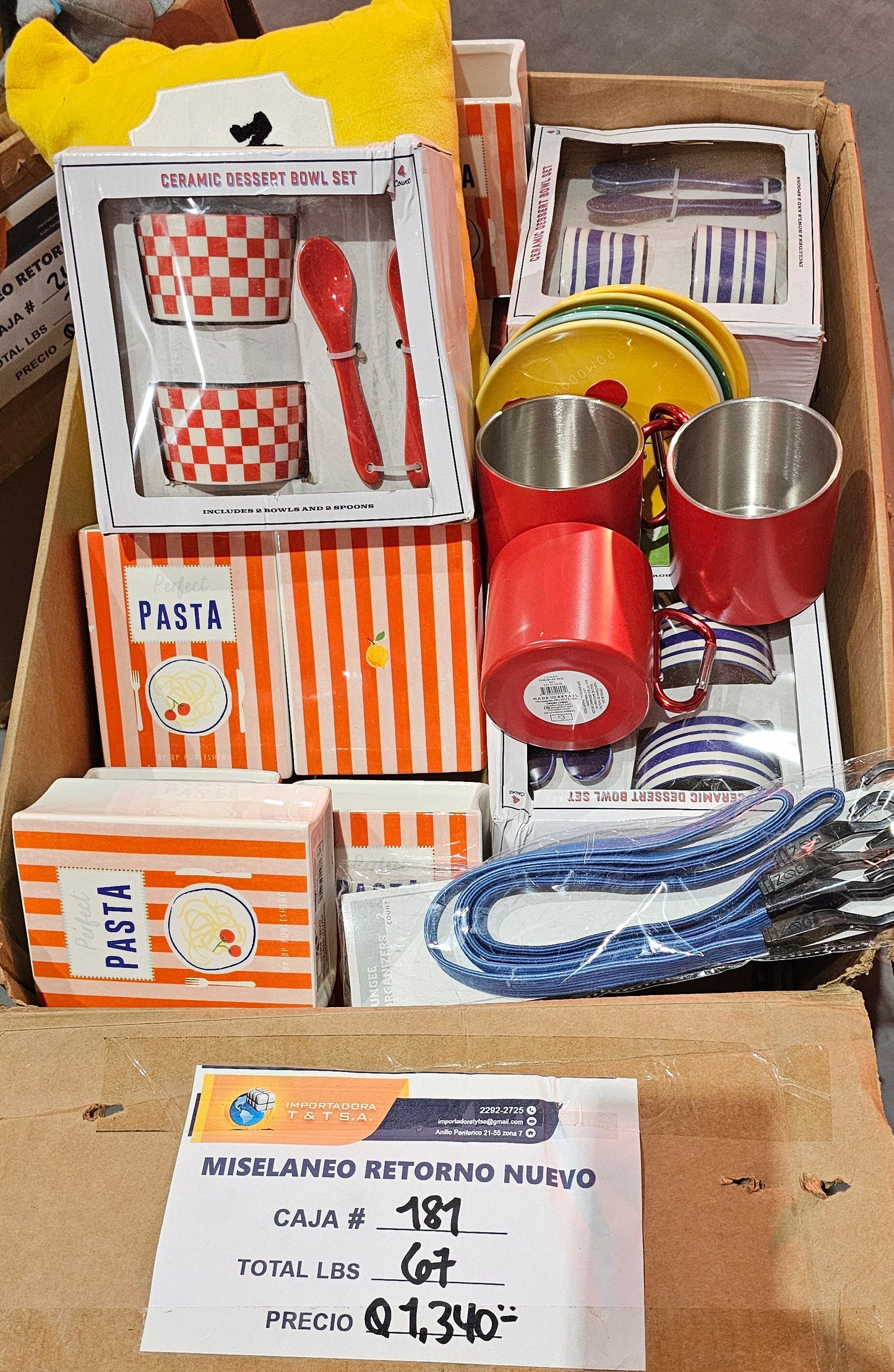 #181 Caja Miscelanea retorno nuevo americano
