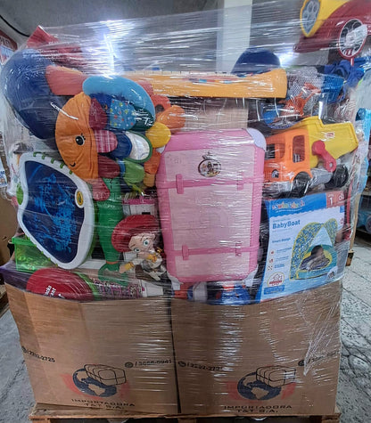 Tarima #12 juguete crudo limpio  americano usado