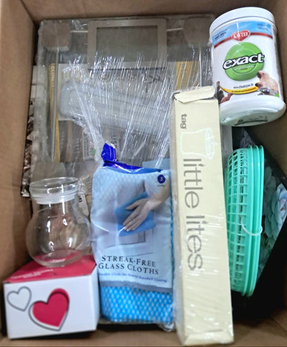 Caja # 90 miscelaneo  clasificado  americano  usado