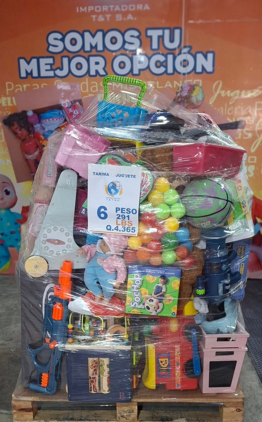 Tarima #6  juguete crudo americano usado