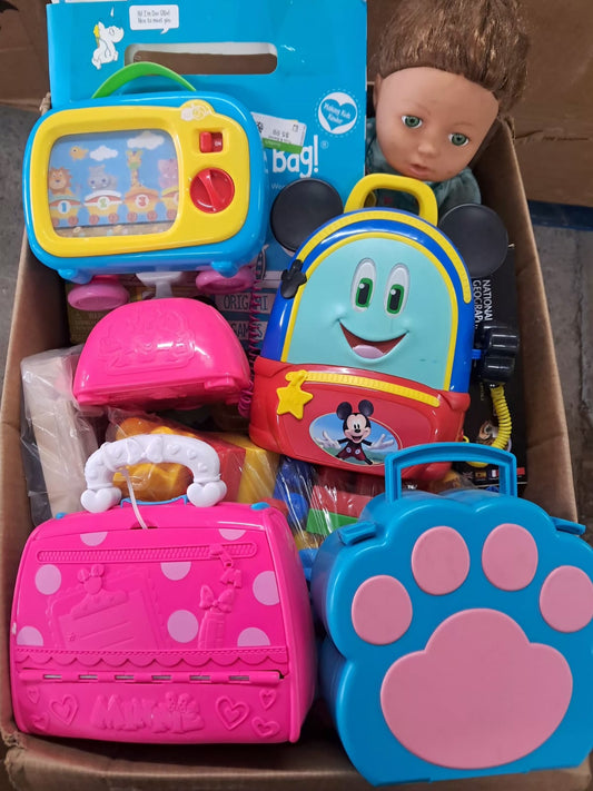 Caja#172  juguete clasificado  americano usado