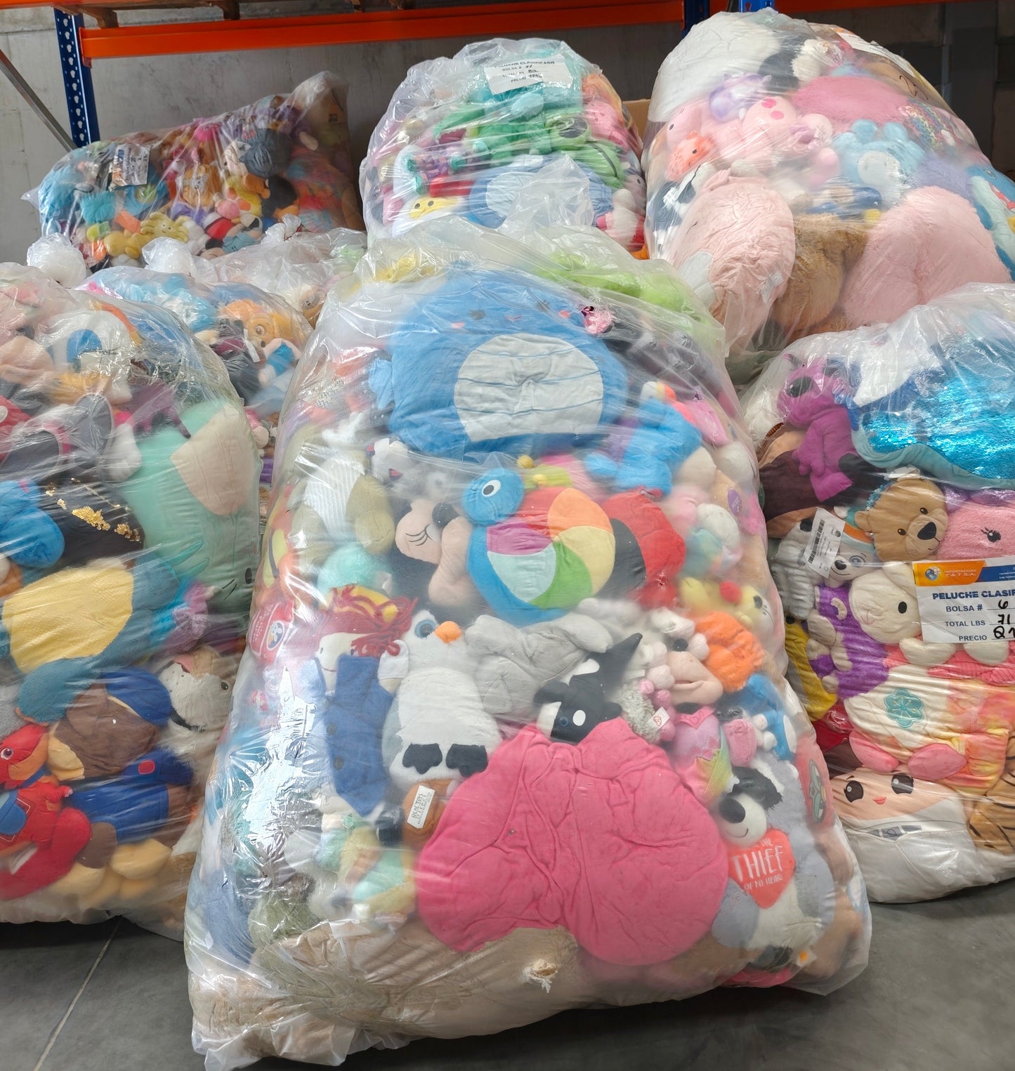 Bolsa#51 peluche clasificado americano usado
