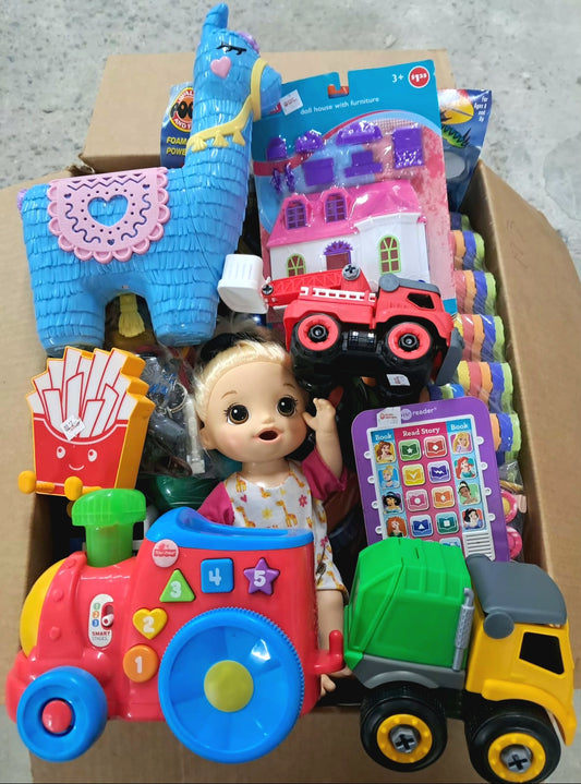 Caja # 193 juguete clasificado  americano  usado