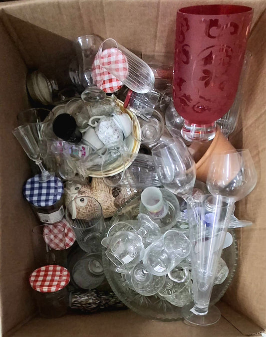 Caja #26b cristal clasificado  americano  usado