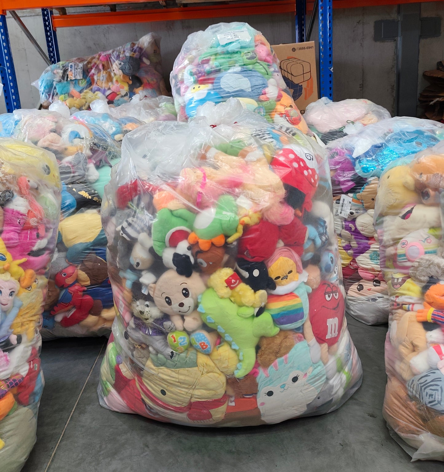 Bolsa#23 peluche clasificado americano usado