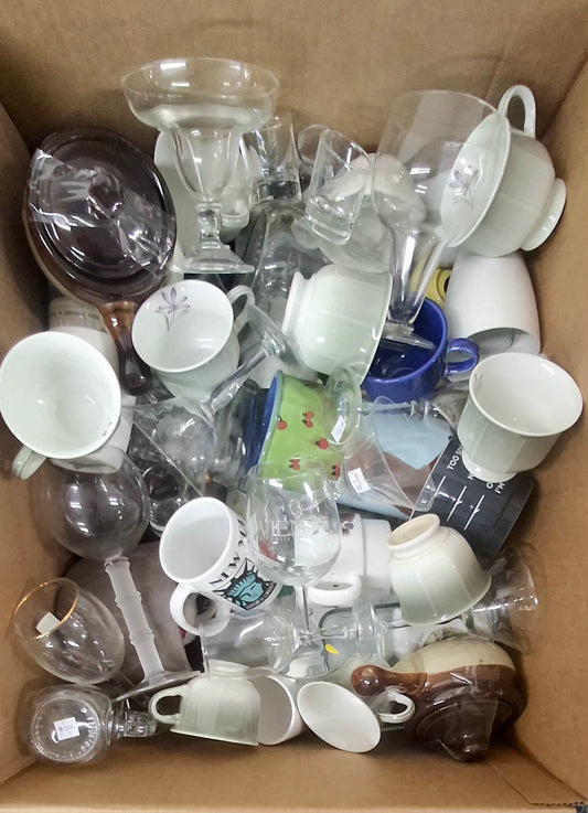 Caja #22 cristal clasificado  americano usado