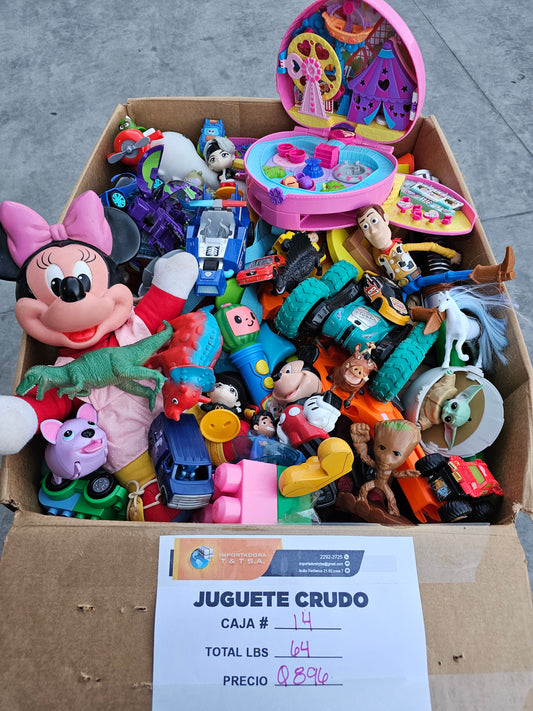 #14 Caja Juguete crudo americano