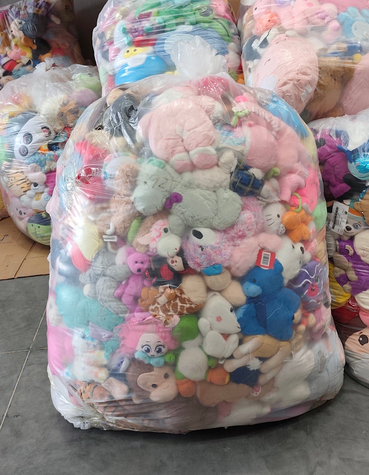 Bolsa# 60 peluche clasificado Américano usado