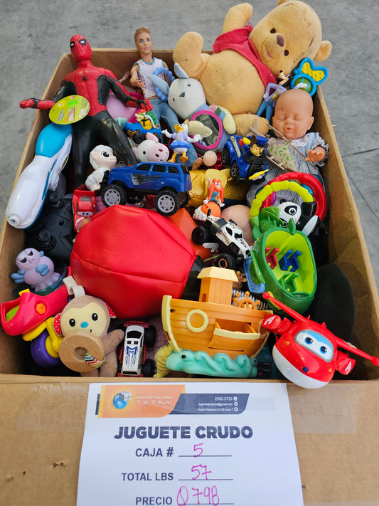 #5 Caja Juguete Crudo Americano