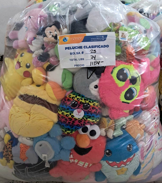 #23  Bolsa de peluche clasificado americano usado