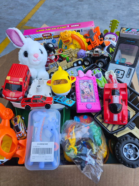 #21 caja juguete clasificado usado americano