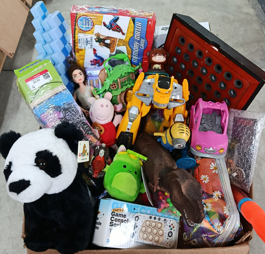 Caja# 226 juguete clásificado usado americano