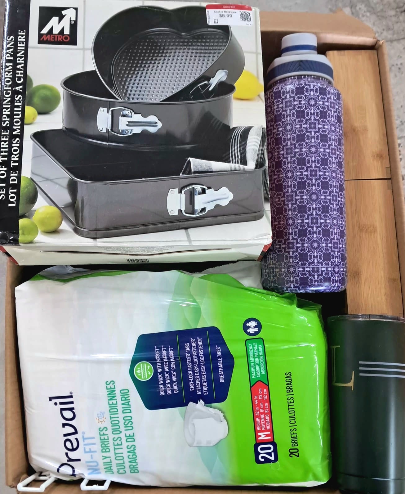 Caja # 109 miscelaneo  clasificado  americano  usado