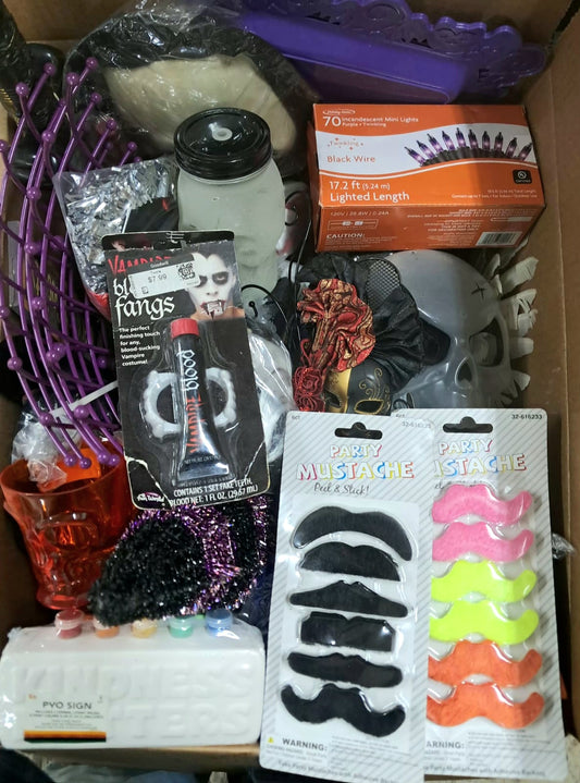 Caja #38 halloween clasificado americano  usado