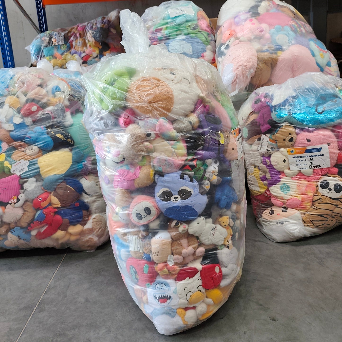 Bolsa#51 peluche clasificado americano usado