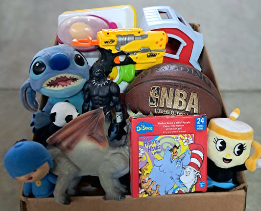 Caja #122 juguete  clasificado  americano  usado