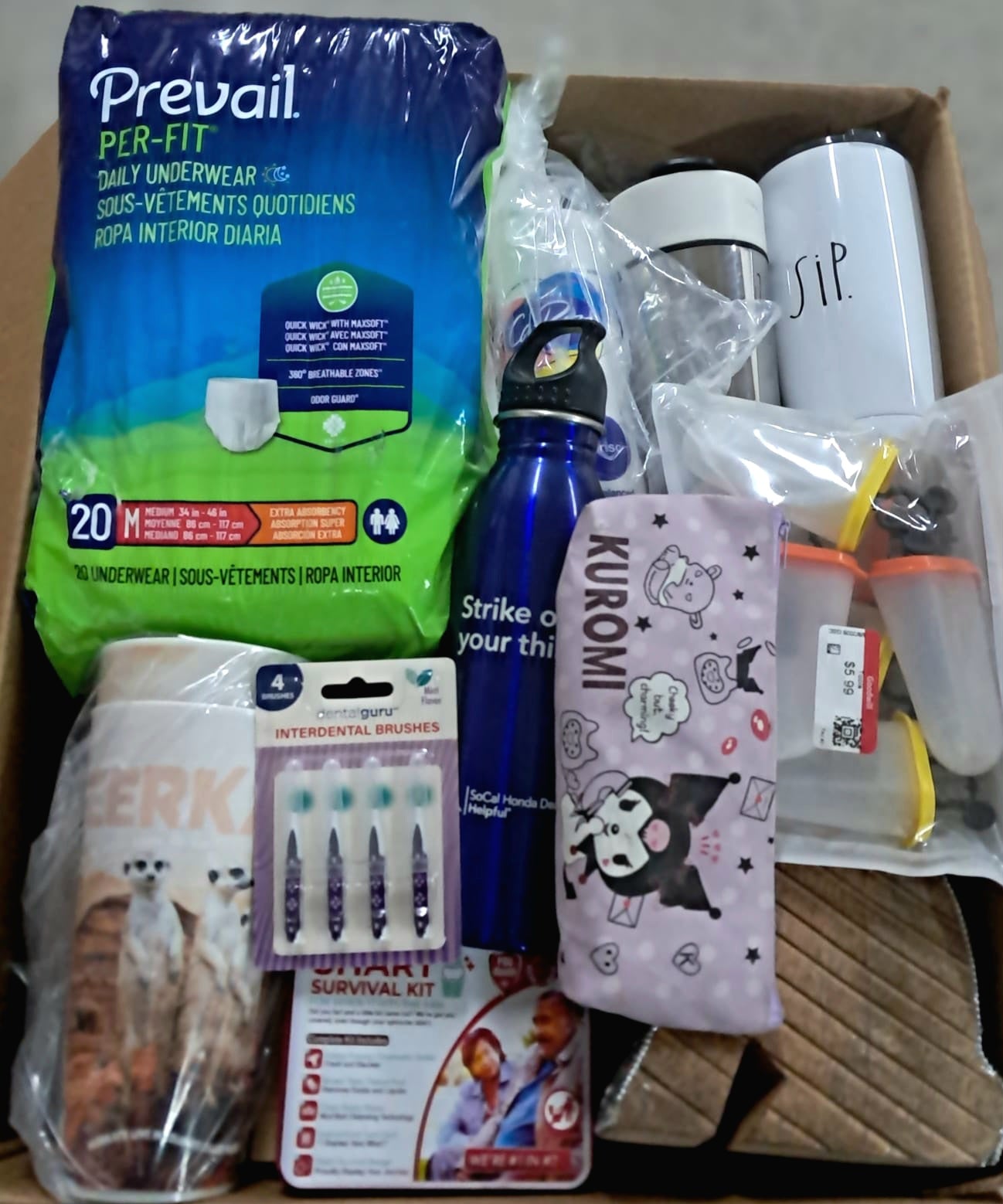 Caja # 116  miscelaneo  clasificado  americano usado