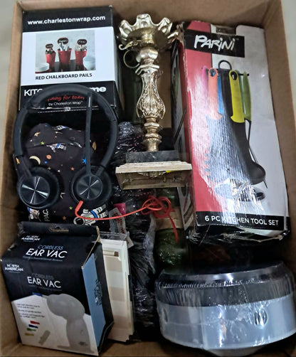 Caja #35 miscelaneo  clasificado  americano usado