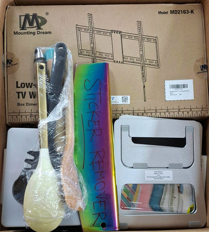 Caja #126 miscelaneo  clasificado  americano usado