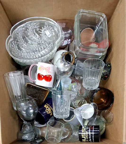 Caja #19b cristal clasificado  americano usado
