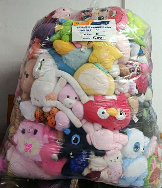 Bolsa#4 peluche clásificado americano usado