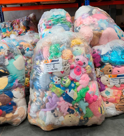 Bolsa# 45 peluches clasificado americano usado