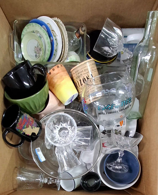 Caja #9b cristal clasificado  americano usado