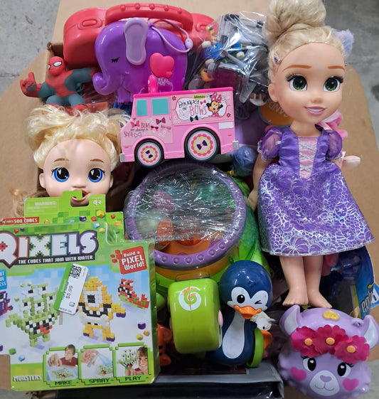 Caja #199  juguete clasificado  americano usado