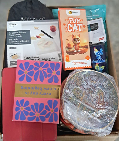 Caja # 121 miscelaneo  clasificado  americano  usado