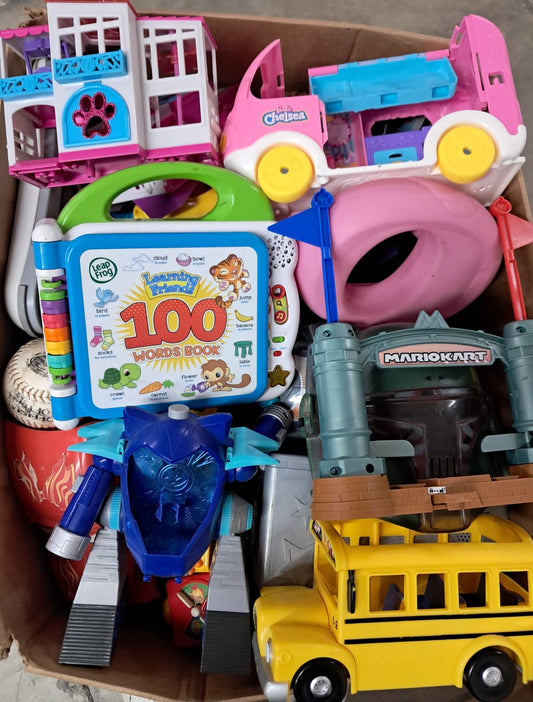 Caja #163 juguete crudo americano usado