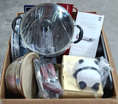 Caja #1 miscelaneo  clasificado  americano usado