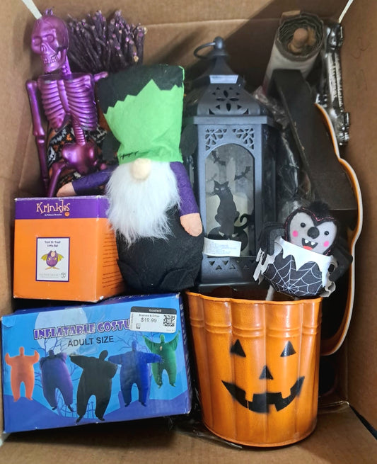 Caja # 36 halloween clasificado americano usado