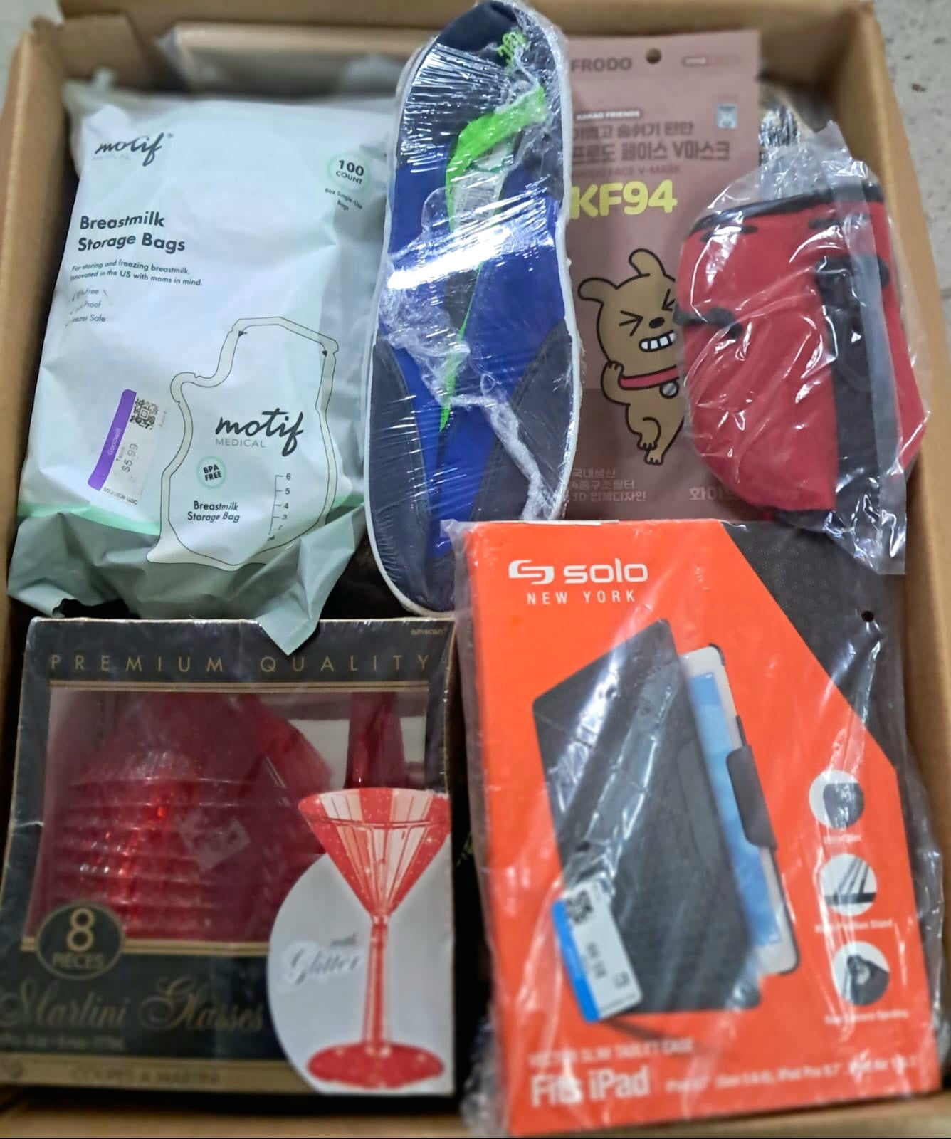 Caja #113 miscelaneo clasificado  americano  usado